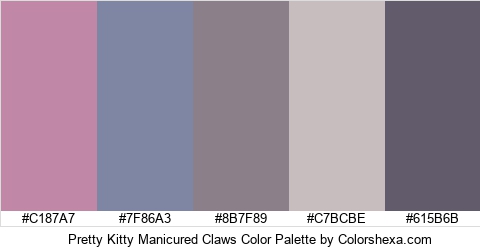 Pretty Kitty Manicured Claws Color Colors Logo