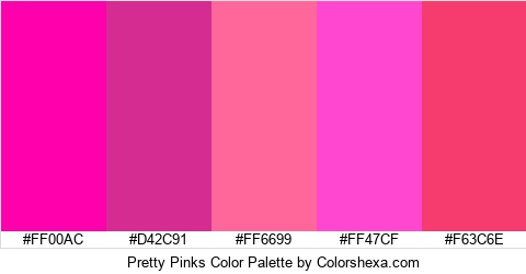 Pretty Pinks Color Colors Logo