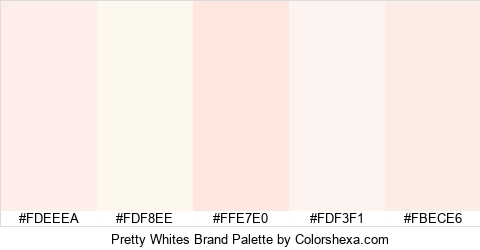 Pretty Whites Brand Colors Logo