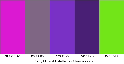 Pretty1 Brand Colors Logo
