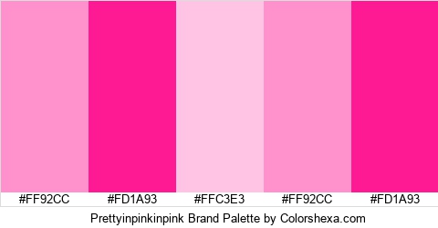 Prettyinpinkinpink Brand Colors Logo