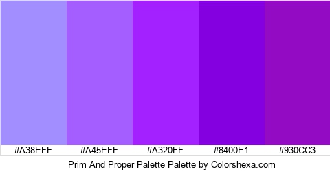 Prim And Proper Palette Colors Logo