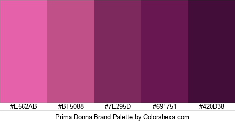 Prima Donna Brand Colors Logo