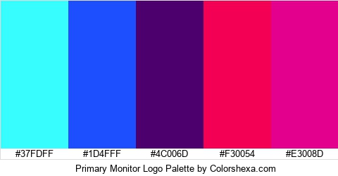 Primary Monitor Logo Colors Logo