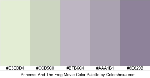 Princess And The Frog Movie Color Colors Logo