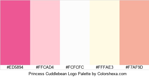 Princess Cuddlebean Logo Colors Logo