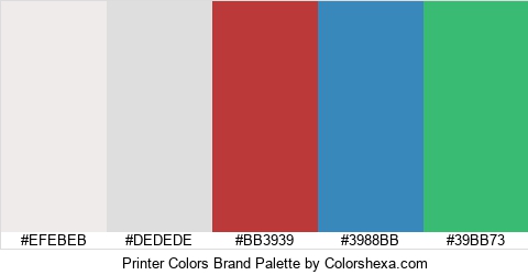 Printer Colors Brand Colors Logo