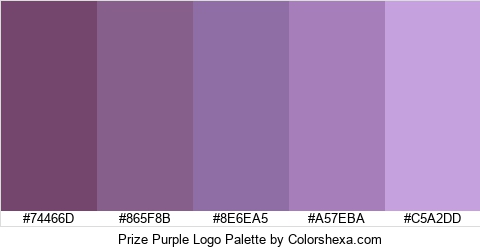 Prize Purple Logo Colors Logo