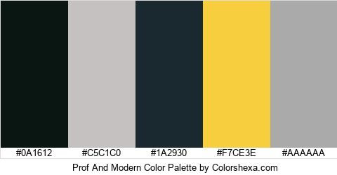 Prof And Modern Color Colors Logo