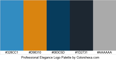 Professional Elegance Logo Colors Logo