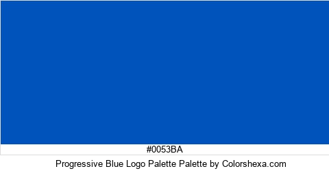 Progressive Blue Logo Palette Colors Logo