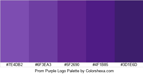 Prom Purple Logo Colors Logo