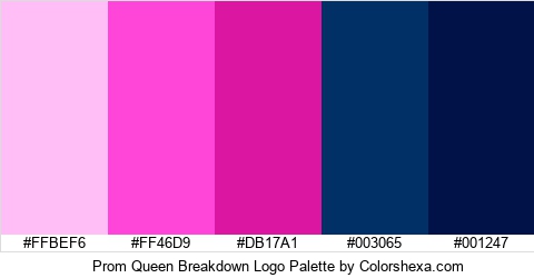 Prom Queen Breakdown Logo Colors Logo