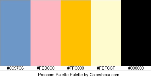 Proooom Palette Colors Logo