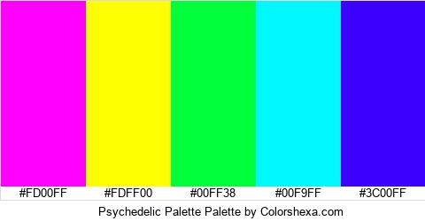 Psychedelic Palette Colors Logo