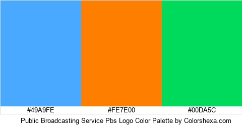 Public Broadcasting Service Pbs Logo Color Colors Logo