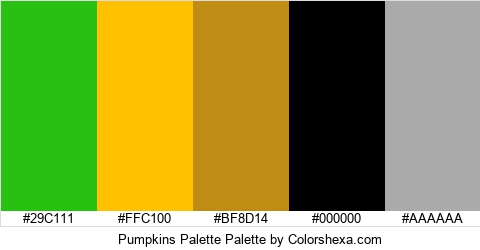 Pumpkins Palette Colors Logo