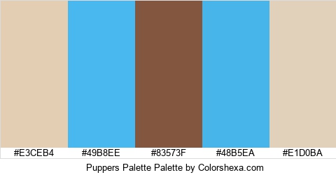 Puppers Palette Colors Logo