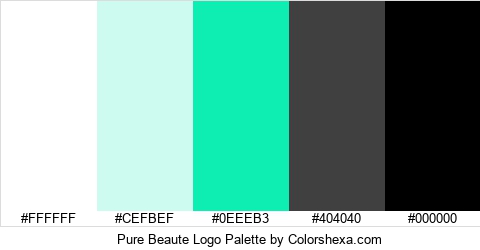 Pure Beaute Logo Colors Logo