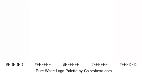 Pure White Logo Colors Logo