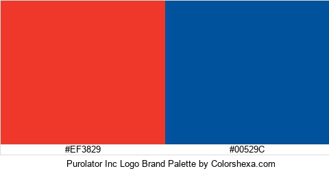 Purolator Inc Logo Brand Colors Logo