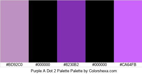 Purple A Dot 2 Palette Colors Logo