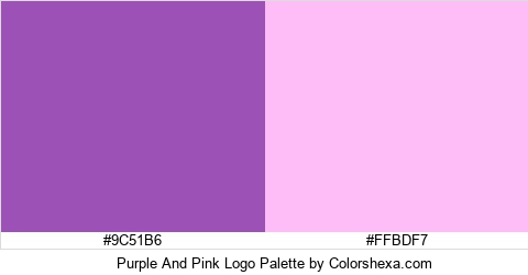 Purple And Pink Logo Colors Logo