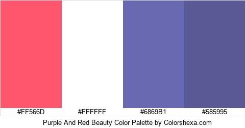 Purple And Red Beauty Color Colors Logo