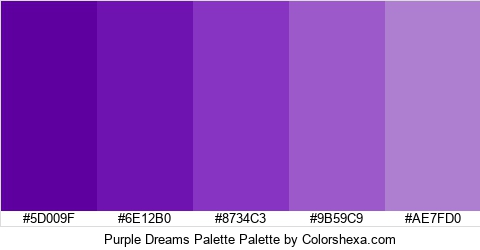 Purple Dreams Palette Colors Logo