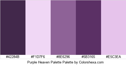 Purple Heaven Palette Colors Logo