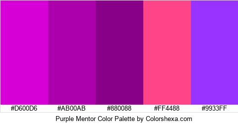 Purple Mentor Color Colors Logo