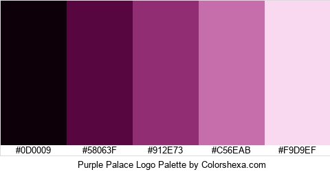 Purple Palace Logo Colors Logo