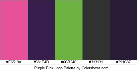 Purple Pink Logo Colors Logo