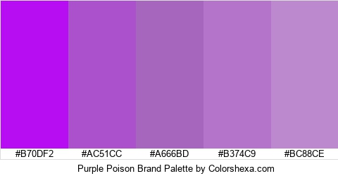 Purple Poison Brand Colors Logo