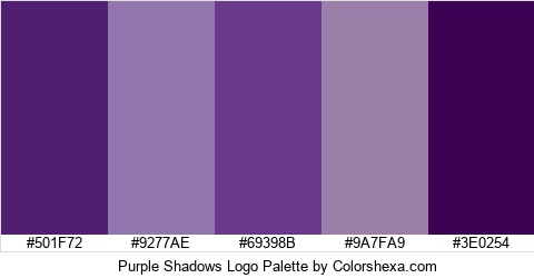 Purple Shadows Logo Colors Logo