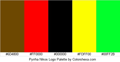 Pyrrha Nikos Logo Colors Logo