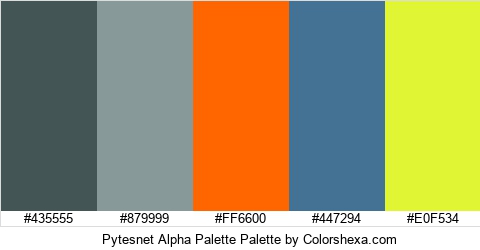Pytesnet Alpha Palette Colors Logo