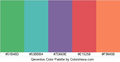 Qeventos Color Colors Logo