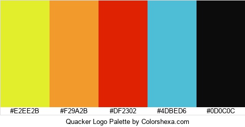 Quacker Logo Colors Logo