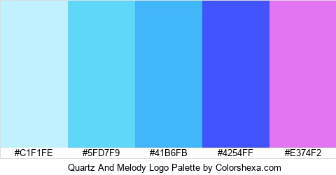 Quartz And Melody Logo Colors Logo