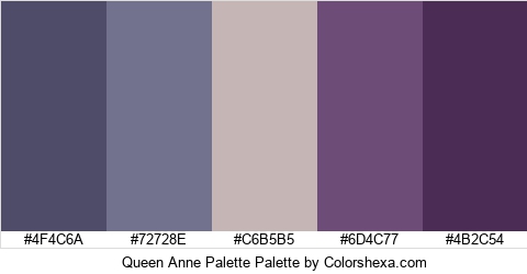 Queen Anne Palette Colors Logo