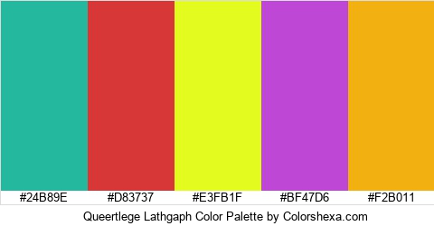Queertlege Lathgaph Color Colors Logo