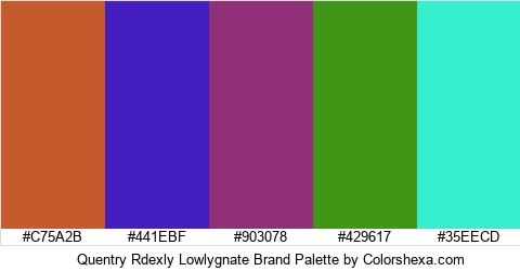 Quentry Rdexly Lowlygnate Brand Colors Logo