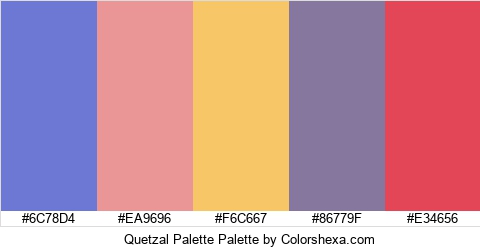 Quetzal Palette Colors Logo