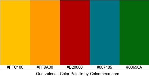 Quetzalcoatl Color Colors Logo