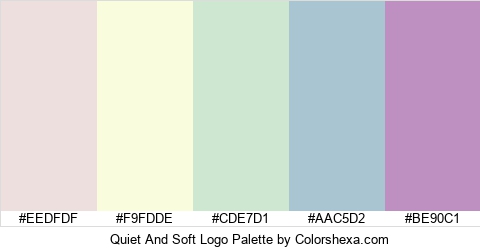 Quiet And Soft Logo Colors Logo