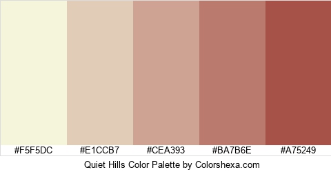 Quiet Hills Color Colors Logo