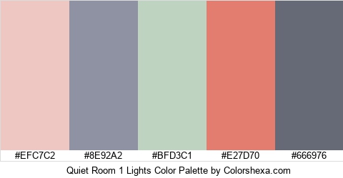 Quiet Room 1 Lights Color Colors Logo