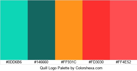 Quill Logo Colors Logo