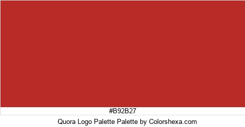 Quora Logo Palette Colors Logo